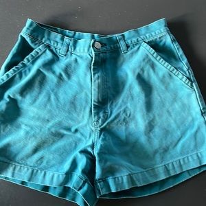 Patagonia Mens Teal Stand Up Shorts 4” Size 32